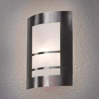 Beautiful LED outdoor wall lamp Katalea in silver
