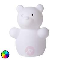 bear led table lamp with built in colour changer