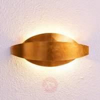 Beautiful LED wall light Jamil in gold