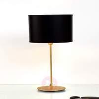 Beautiful table lamp Mattia with oval shade