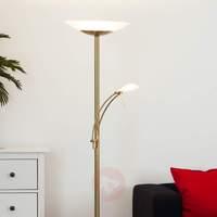 Beautiful Minda LED uplighter, antique brass