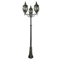 Bel Aire Cast Aluminium Black Outdoor Post Lamp