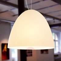 BELL - 1-bulb sand coloured pendant light 21 cm