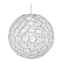 Bellis II Chrome Acrylic Ball Ceiling Light