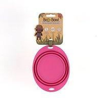 Beco Pets Travel Bowl, Small, Pink