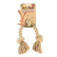 beco things jungle rope natural hemp and cotton play toy with 3 knots  ...