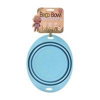 beco pets travel bowl large blue