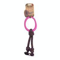 beco pets beco hoop on rope small pink