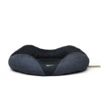 Beco Bed - Hemp And Cotton Hypoallergenic Washable Eco Donut Pet Bed - L - Blue