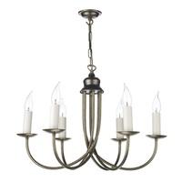 BE68 Bermuda Aged Brass 6 Light Pendant