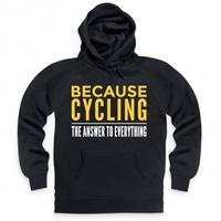 because cycling hoodie