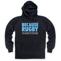 because rugby hoodie