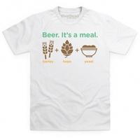 Beer It\'s A Meal T Shirt