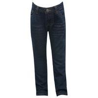 Ben Sherman boys full length dark wash denim slim leg logo smart jeans - Denim
