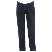 Ben Sherman boys navy full length button front slim leg weekend chino trousers - Navy