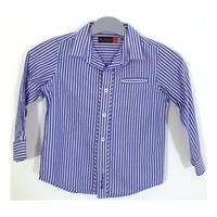 Ben Sherman Age 3-4 Blue and White Striped Shirt