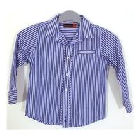 ben sherman age 3 4 blue and white striped shirt