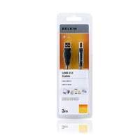 belkin usb 20 cable usba usbb in charcoal 3m