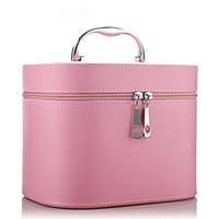 Beauty Artisan Women PU Cosmetic Bag White / Pink / Blue / Black-MLGAF050002N