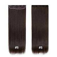 Best Quality Straight Synthetic Clip In Hair Extensions 24\