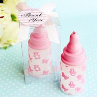 Beter Gifts Recipient Gifts - 1Piece/Set - Pink baby bottle candle favors, Cake Decorating