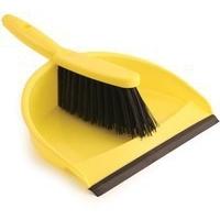 bentley dustpan and brush set yellow 8011y