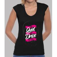 be quiet and drive women v neck tshirt