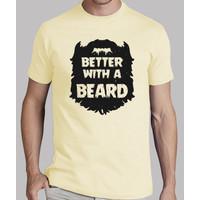 better with a beard - men