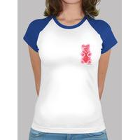 bear little red girl t shirt blue baseball