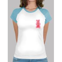 bear little red girl t shirt blue baseball