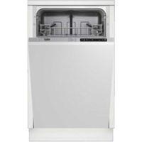 Beko DIS15010 Integrated Slimline Dishwasher White