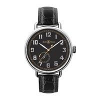 Bell & Ross Vintage Heritage WW1 automatic men\'s black Leather strap watch