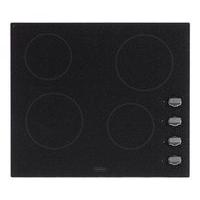 Belling 60cm 4 Zone Electric Ceramic Hob With Granite Effect & Rotary Controls