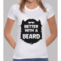 better with a beard - girl