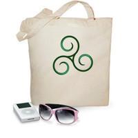 beach bag green triskel