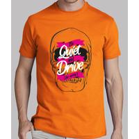 be quiet and drive tshirt retro man