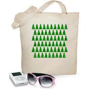 beach bag christmas trees green