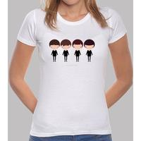 beatles - shirt woman with illustration