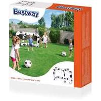 Bestway Inflatable Football Goal Includes Balls - 84 x 48 x 54 Inches