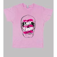 be quiet and drive tshirt baby pink