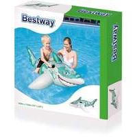Bestway Army Shark Inflatable Rider Toy - Green/White