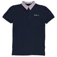 Ben Sherman Woven Collar Polo Shirt Junior Boys