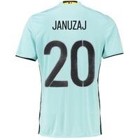 Belgium Away Shirt 2016 Lt Blue with Januzaj 20 printing