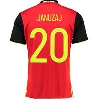 Belgium Home Shirt 2016 Red with Januzaj 20 printing