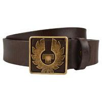 belstaff logo plaque belt