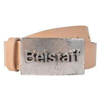 belstaff vintage logo plaque belt