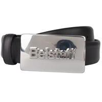 belstaff logo plaque belt