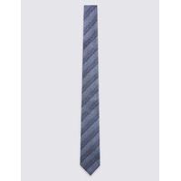 Best of British for M&S Collection Handmade Silk Multi Fine Striped Tie