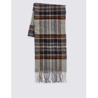 Best of British for M&S Collection Lambswool Classic Royal Stewart Check Scarf