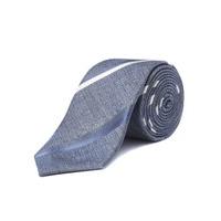 Ben Sherman Blue Textured Stripe Tie 0 Blue
